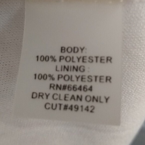 Julia Jordan Style Pleated Dress Size 4 White Black Fairy Hem - Picture 5 of 5